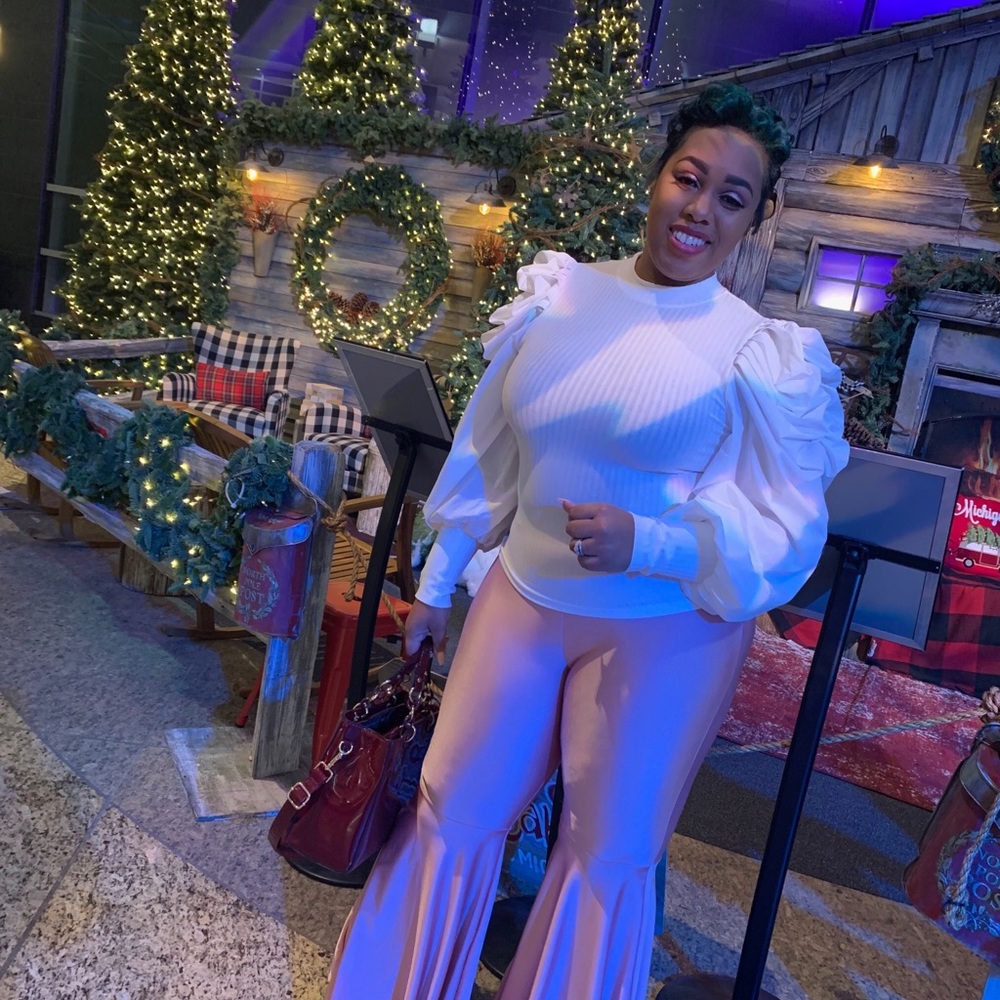 Fancy Puffer Sleeve Shirt 2 for $45 or 3 for $55
